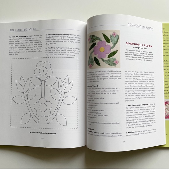 Threaded Together: The Pink Ribbon Quilt Project Hardcover Book 2008 - Picture 14 of 16